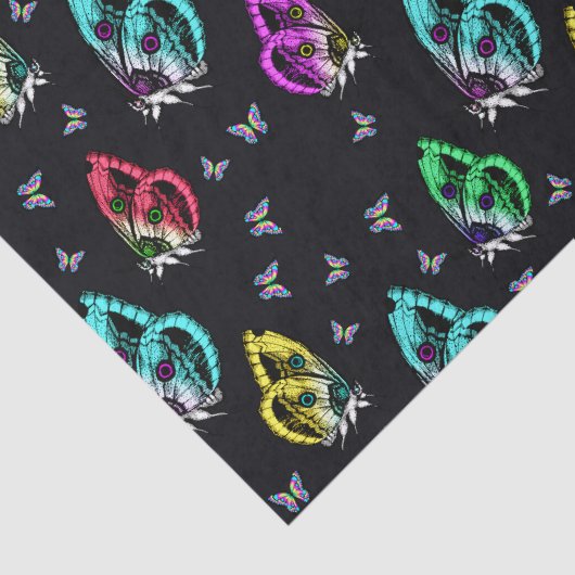 Round Pouf Tissuepapier (Detail)