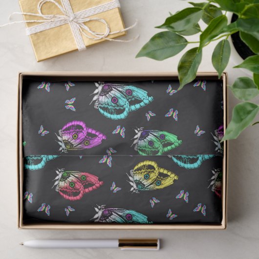 Round Pouf Tissuepapier (Geschenk)