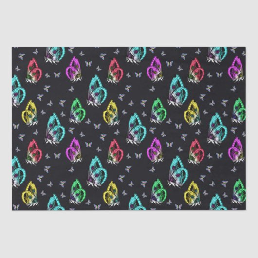 Round Pouf Tissuepapier (Voorkant)