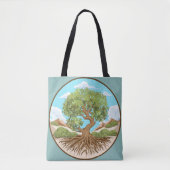 Round Pouf Tote Bag (Voorkant)