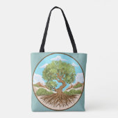 Round Pouf Tote Bag (Achterkant)