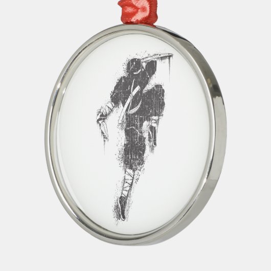 Round Premium Ninja Ornament (Links)