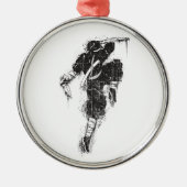 Round Premium Ninja Ornament (Voorkant)