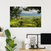 Round Pyramids Ruins, Sayulita, Nayarit, Mexico Poster (Thuiskantoor)