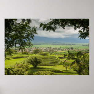 Round Pyramids Ruins, Sayulita, Nayarit, Mexico Poster