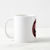 Round Red Polska Eagle Koffiemok (Links)