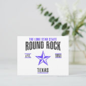 Round Rock Briefkaart (Staand voorkant)