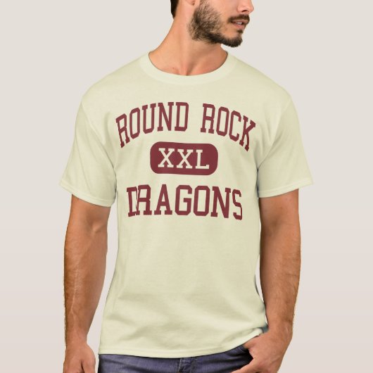 Round Rock - Dragons - High Round Rock - Texas T-shirt (Voorkant)