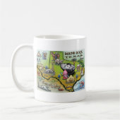 Round Rock Texas Cartoon Map Koffiemok (Links)
