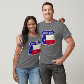 Round Rockeas Crest Vlag Ontwerp grappig T-shirt (Unisex)