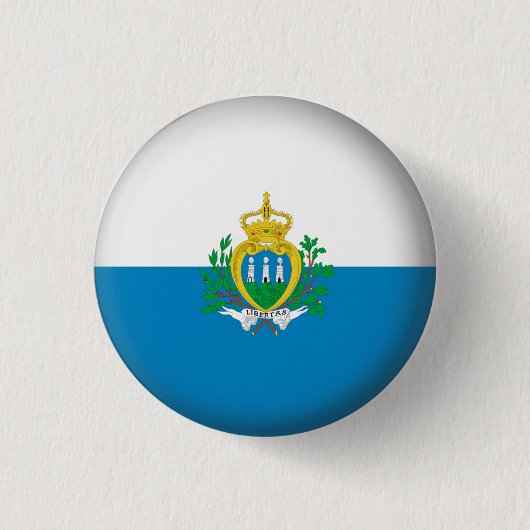 Round San Marino Ronde Button 3,2 Cm (Voorkant)