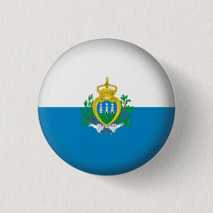 Round San Marino Ronde Button 3,2 Cm