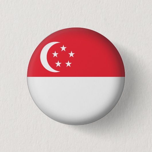 Round Singapore Ronde Button 3,2 Cm (Voorkant)