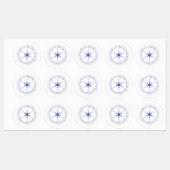 Round snowflake labels (Vel)