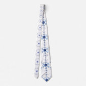 Round snowflake stropdas (Achterkant)