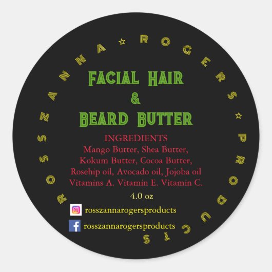 Round Sticker (Voorkant)