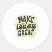 Round sticker (Voorkant)