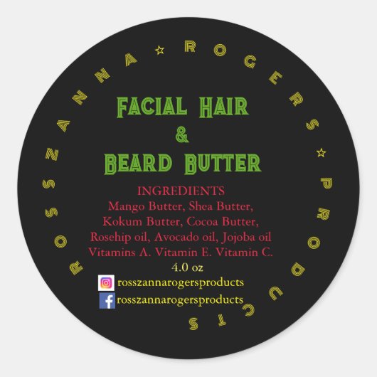 Round Sticker (Voorkant)