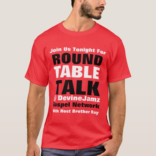 Round Table Talk T-shirt (Voorkant)