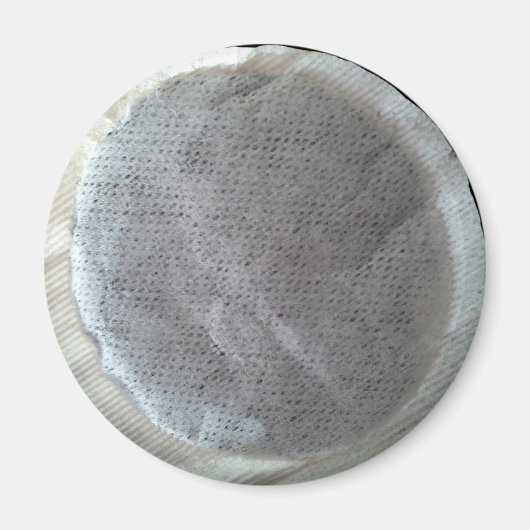 Round Teabag Novelty Fridge Magnet (Voorkant)