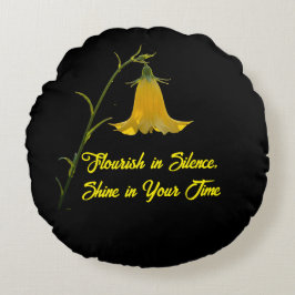 Round Throw Pillow 16" – Flowers for the Soul Rond Kussen