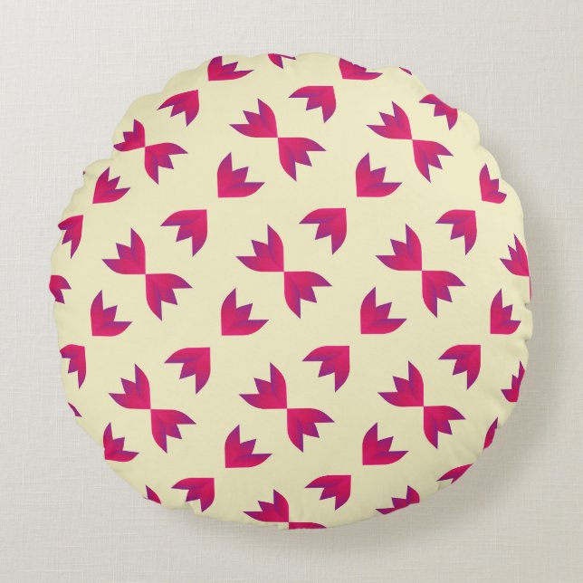 Round throw pillow rond kussen (Voorkant)