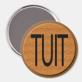 Round Tuit Magnet (Voorkant / Achterkant)