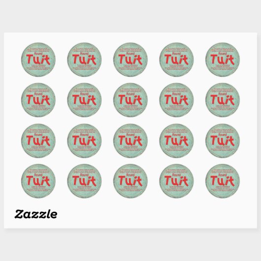 Round Tuit Sticker (Vel)