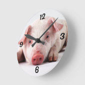 Round Wall Clock/Pig Ronde Klok (Hoek)