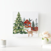 Round Wall Clock Vierkante Klok (Huis)