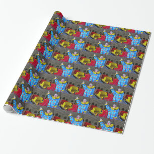 Roundabout Clown Cadeaupapier