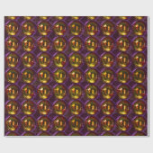 Roundabout Vale Elegant Pattern Cadeaupapier (Vlak)