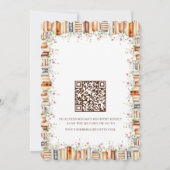 Rounded Novel Kind of Lover Book Bridal Shower Kaart (Achterkant)