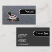 Roundedge Label - Mallard Duck (Voorkant / Achterkant)