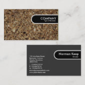 Roundedge Label - roggebrood/pompernikkel (Voorkant / Achterkant)