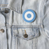 Roundel Argentinië - Escarapela de Argentina Ronde Button 5,7 Cm (In situ)
