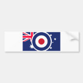 Roundel Australia Target Scooter Style Bumpersticker (Voorkant)
