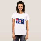 Roundel Australia Target Scooter Style T-shirt (Voorkant volledig)