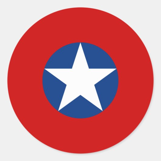 Roundel de Chili Ronde Sticker (Voorkant)