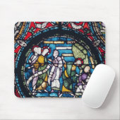 Roundel die de parabel van de Varkenshouding afgee Muismat (Met muis)