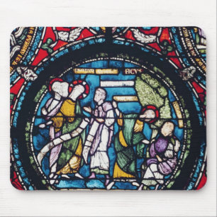 Roundel die de parabel van de Varkenshouding afgee Muismat