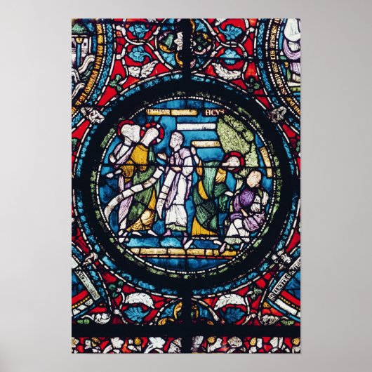 Roundel die de parabel van de Varkenshouding afgee Poster (Voorkant)