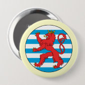 Roundel Luxembourg Ronde Button 4,0 Cm (Voorkant /achterkant)