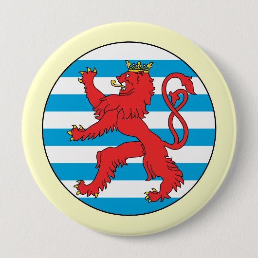 Roundel Luxembourg Ronde Button 4,0 Cm (Voorkant)