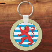 Roundel Luxembourg Sleutelhanger (Voorkant)