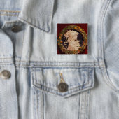 Roundel met profielafbeelding vierkante button 5,1 cm (In situ)