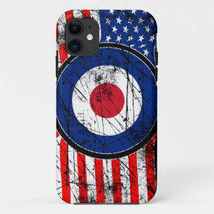 Roundel Mods USA Target Scooter iPhone 11 Hoesje