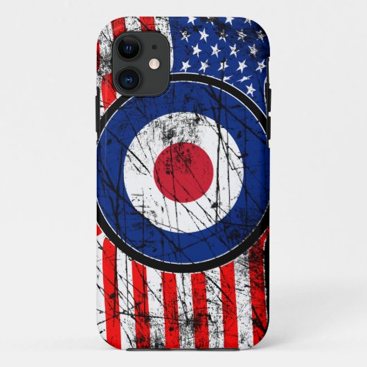 Roundel Mods USA Target Scooter Case-Mate iPhone Case (Achterkant)
