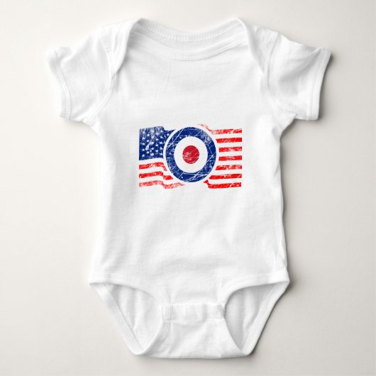 Roundel Mods USA Target Scooter Romper (Voorkant)