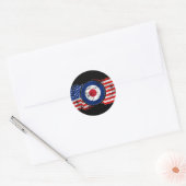 Roundel Mods USA Target Scooter Ronde Sticker (Envelop)